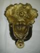 Vintage Brass Greek Goddess Door Knocker Ornate Heavy Brass Large Size Door Bells & Knockers photo 2