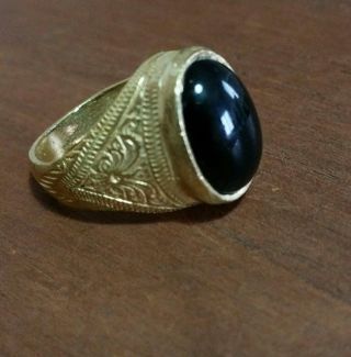 100 Thai Amulet Old Naga Eye Antique Ring Vintage.  Rare 5. photo