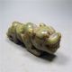 Chinese Antique Natural Old Hard Jade Tiger Monster Hand Carved Pendant Necklace Necklaces & Pendants photo 1