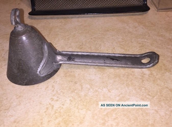 Primitive Antique Metal Ice Cream Scoop Number 8 Primitives photo
