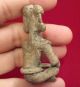 Teotihuacan Seated Clay Figurine - Pottery Antique Pre Columbian Artifact Aztec 2 The Americas photo 4