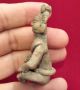 Teotihuacan Seated Clay Figurine - Pottery Antique Pre Columbian Artifact Aztec 2 The Americas photo 7