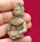 Teotihuacan Seated Clay Figurine - Pottery Antique Pre Columbian Artifact Aztec 2 The Americas photo 8