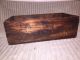 Antique Crown No Horse Nails In Dovetailed Wooden Box Primitives photo 2