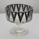 Rare Art Deco Haida Steinschonau Cut Crystal Glass Tazza Footed Bowl Palda Era Bowls photo 1