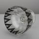 Rare Art Deco Haida Steinschonau Cut Crystal Glass Tazza Footed Bowl Palda Era Bowls photo 2