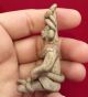 Teotihuacan Seated Clay Figurine - Pottery Antique Pre Columbian Artifact Aztec 3 The Americas photo 6