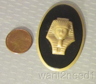 20s Art Deco King Tut Celluloid Button 2 