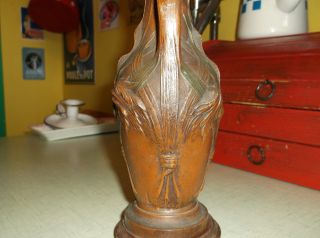 Antique French Regule Art Nouveau Vase photo