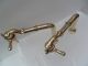 Fantastic Mega Rare Victorian Solid Brass Kitchen Taps Ideal Belfast Sink Other Antique Hardware photo 2