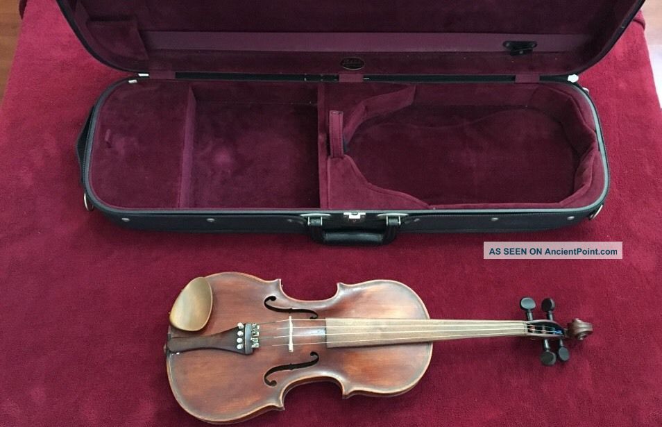 Very Rare Antique Violin By Frank A Thomas 1949 Restored & Varnished 1972 String photo
