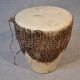 Antique Tribal African Drum Use As Side Table Occasional Small Low C1910 Edwardian (1901-1910) photo 5