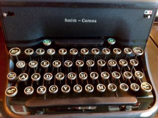 Vintage Lc Smith - Corona Speed Typewriter Circa 1948m 