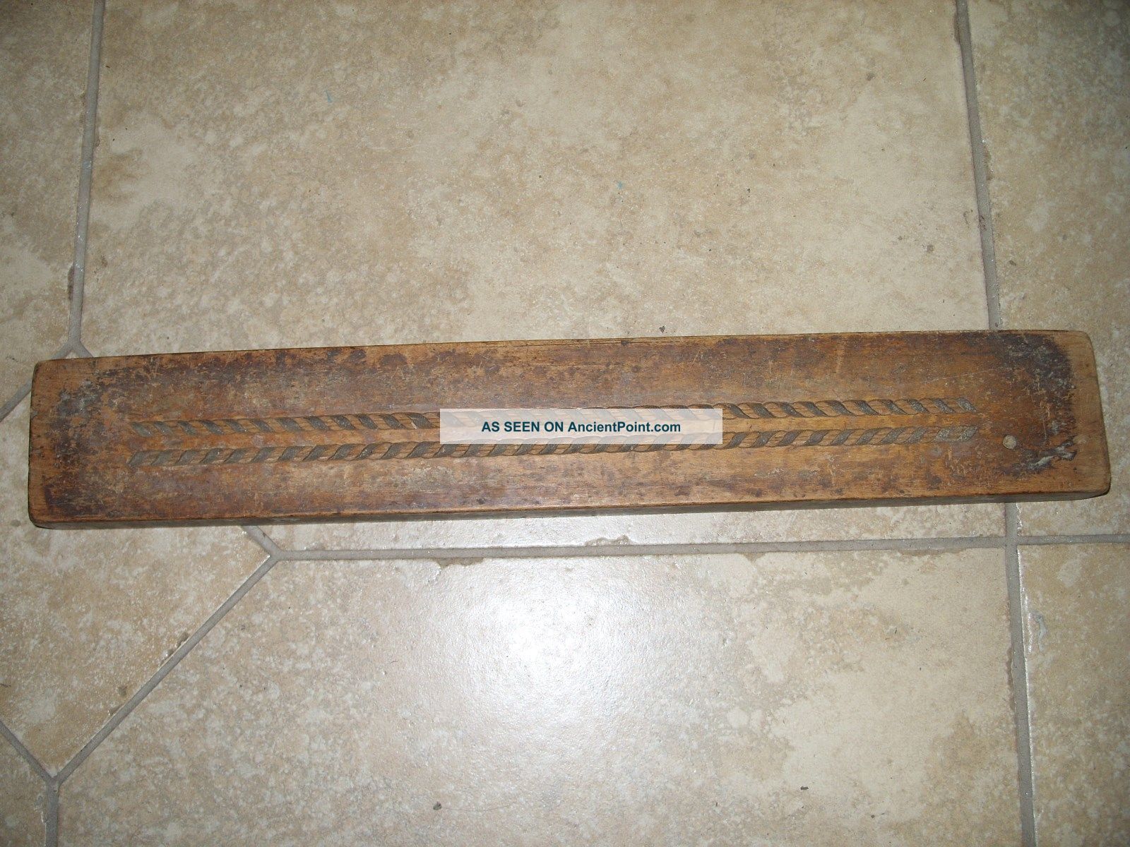 Antique 1800 ' S Wood Picture Frame Mold Industrial Molds photo