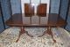 Vintage Ethan Allen Queen Anne Style Cherry Dining Table W/dbl Pedestal Base Post-1950 photo 1