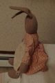 Primitive Easter Bunny Rabbit Fabric Cloth Stuffed Doll Primitives photo 1