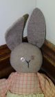 Primitive Easter Bunny Rabbit Fabric Cloth Stuffed Doll Primitives photo 2