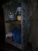 Primitive Old Cupboard,  Early Pantry Box W/jars,  Dry Goods,  Bowl,  Light Gathering Primitives photo 3