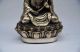Chinese Silver Copper Carved Guanyin Statue Sculpture Kwan-yin photo 2