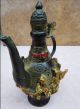 China ' S Old Copper Hand - Carved Mythical Figure Eight Immortals Teapot Teapots photo 1