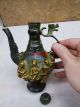 China ' S Old Copper Hand - Carved Mythical Figure Eight Immortals Teapot Teapots photo 3