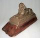 Vintage Old Italasia Ltd.  Singapore Stone Carved Egyptian Pyramids Figure Statue India photo 4