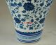 Chinese Antique Style Blue And White Porcelain Fine Mouth Bottle Vase Cx1314 Vases photo 2