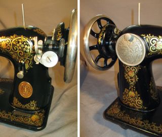 Serviced Antique 1924 Singer 15 - 30 Tiffany Treadle Sewing Machine C - Video photo