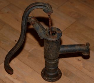 Antique Decorative Cast Iron Water Pump photo
