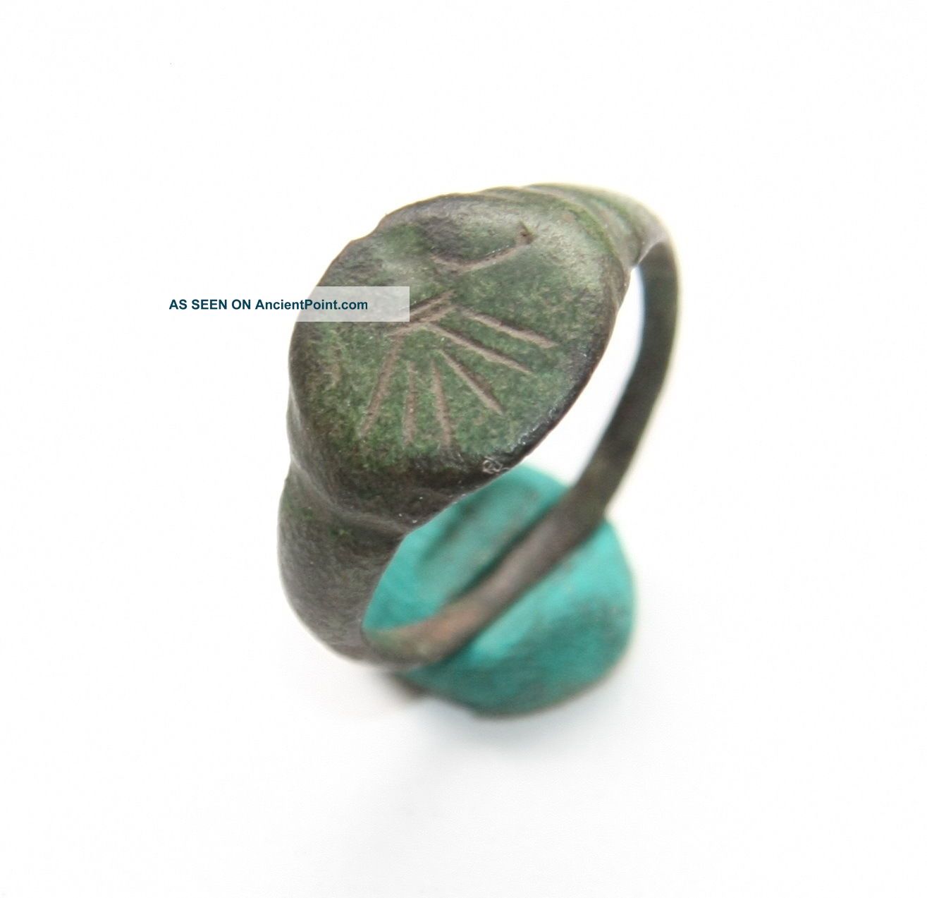 Ancient Old Viking Bronze Ring 