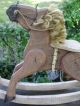 Primitive Folk Art Hand Made Wood Hobby Horse Shelf Display Primitives photo 5