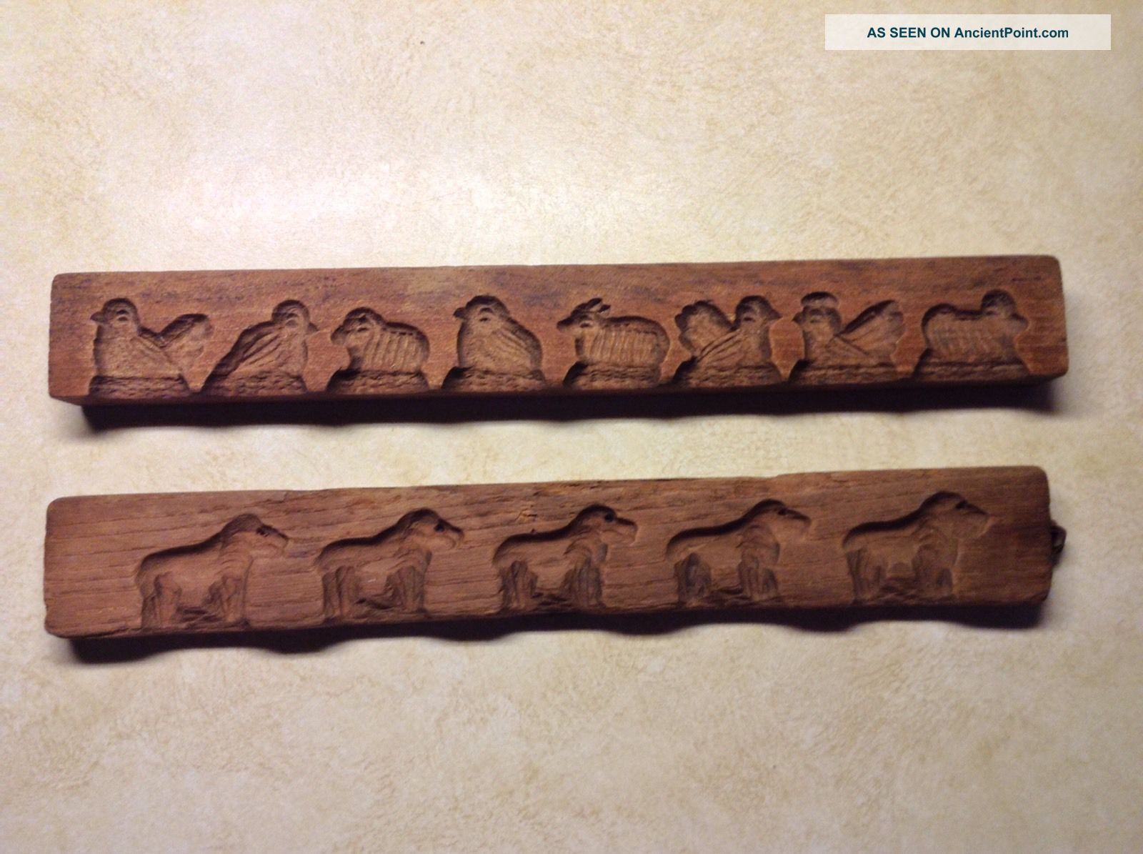 Antique Wood Butter/maple Sugar/candy Mold - Kitchen Equipment Primitives photo
