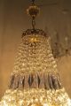 Antique Vnt French Extra Large Baccarat Crystal Chandelier Light 1940 ' S 20 In Dm Chandeliers, Fixtures, Sconces photo 2