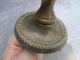 Vintage Brass Centre Door Knob Handle Pull With Plate Antique Style Ornate Rope Door Knobs & Handles photo 5