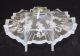 French Vintage 1910 Shabby Chic Pie Crust Edge Acid Etched Glass Lightshade Chandeliers, Fixtures, Sconces photo 6