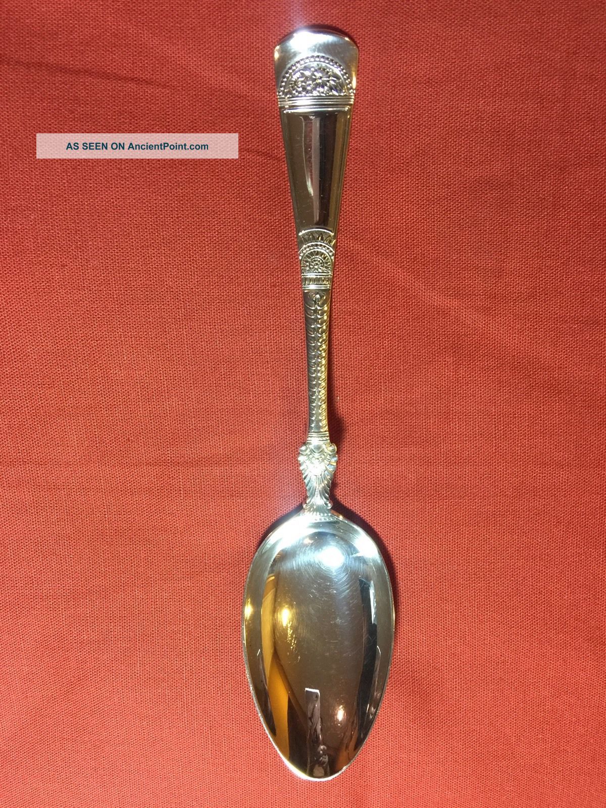 Gorham Empress Sterling Silver Large Serving Spoon 8 3/8 