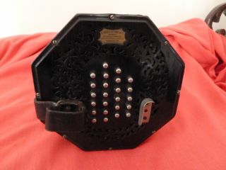 Antique C.  Wheatstone Concertina Serial Number 24237 In Good Order. photo