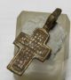 Ancient Bronze Cross,  17th Century.  Relic. Viking photo 3