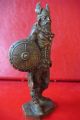 Very Rare Antique Olav Viking Warrior Norway King Bronze Statue Figure Viking photo 8