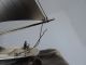 Solid Sterling Silver Yacht Ship Sailboat By Seki Japan Scrap 200 Grams 7 Oz Nr Other Antique Sterling Silver photo 8