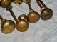 10 Antique Reclaimed Brass Door Pull Lever Handle Knobs & 4 Spindles Door Knobs & Handles photo 2