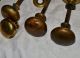 10 Antique Reclaimed Brass Door Pull Lever Handle Knobs & 4 Spindles Door Knobs & Handles photo 3