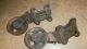 Vintage Industrial Factory Cart Wheels And Axle Other Mercantile Antiques photo 5