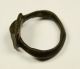 Perfect Ancient Roman Bronze Ring With Pyramid Shaped Bezel - Wearble Roman photo 2