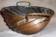 Antique Primitive Copper ? Swirl Butter Chocolate Jello Cake Mold Star On Bottom Primitives photo 4