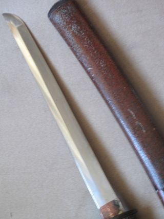 Rare Japan Antique Samurai Sword Wakizash Tanto With Koshirae. photo