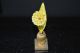 Vase With Yellow Metal Flower Figure Paperweight Miniature O Vases photo 7