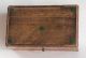 Antique Folk Art Wooden Box Inlayed With An Array Of Necker Cubes Boxes photo 6