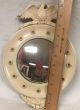 Vintage Federal Convex Mirror With Federal Eagle 13 Stars Wood Frame Mirrors photo 3