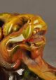 China Ancient Decorative Amber Lifelike Dragon Statue Carving Cx1073 Other Antique Chinese Statues photo 5